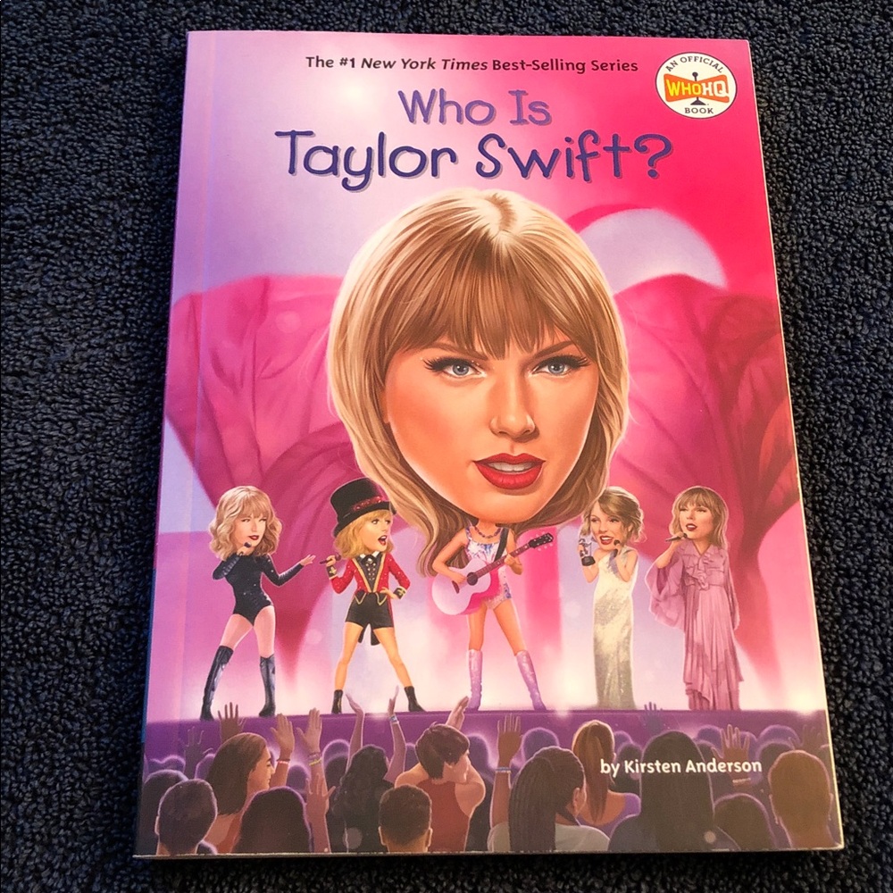 Who Is Taylor Swift? Illustrated Biography - Pink Cover